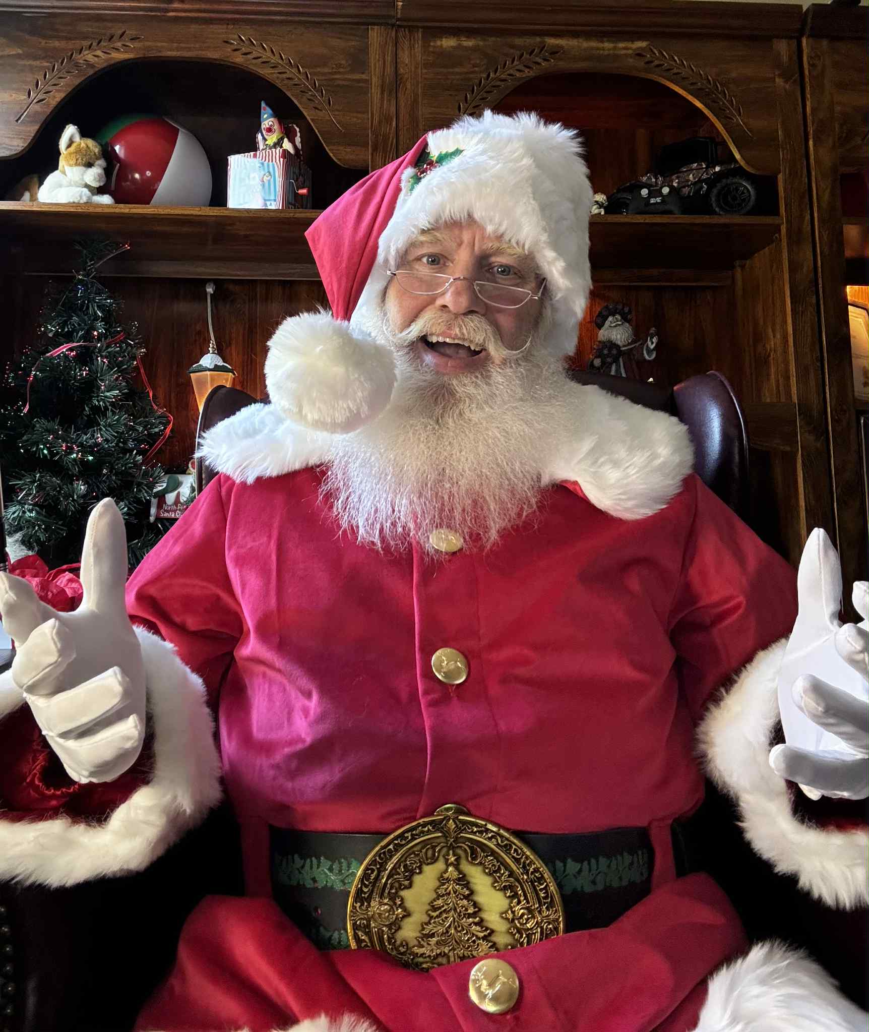 Santa Claus for hire in the Syracuse NY area.