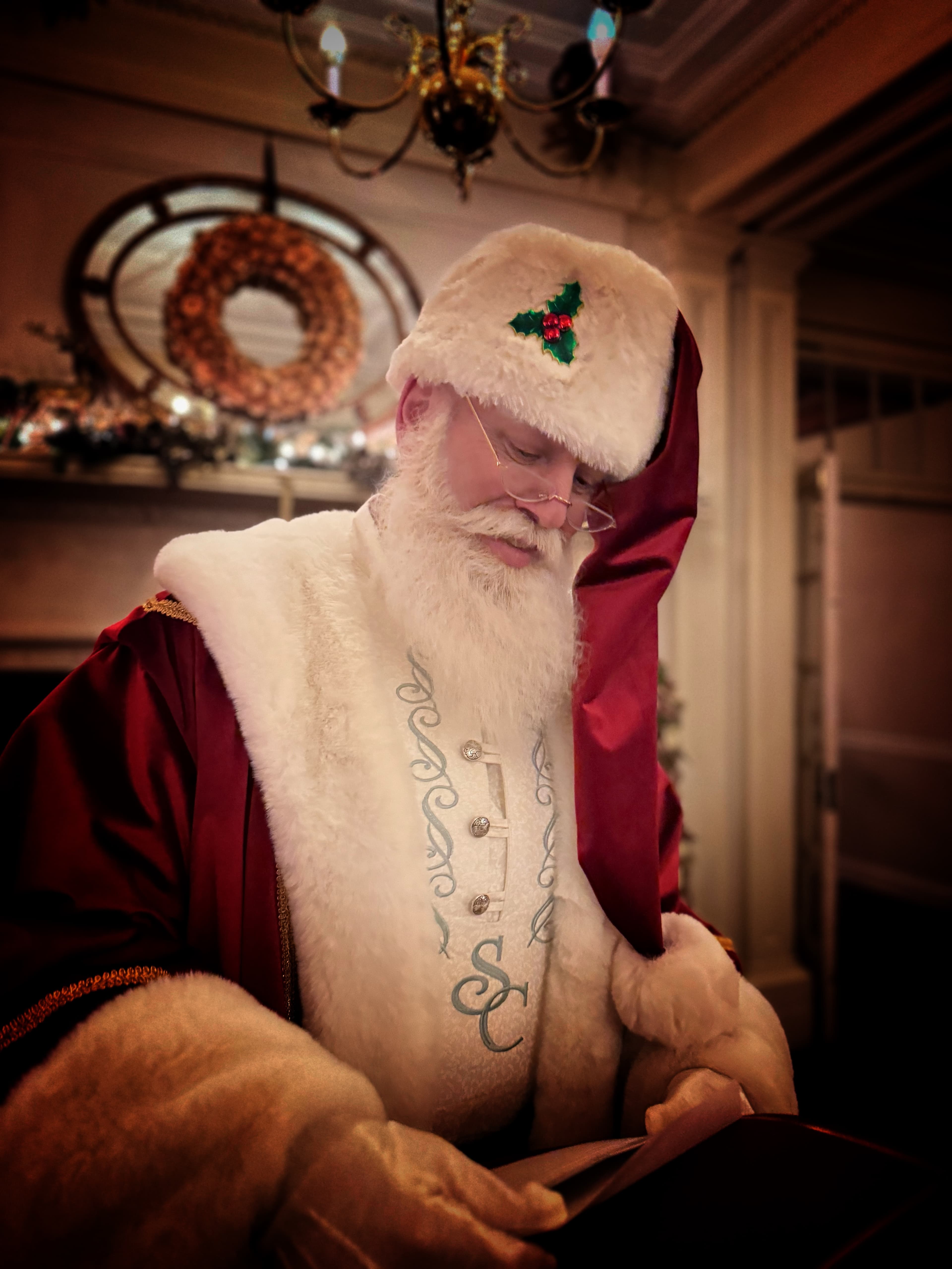 Santa doing a wedding